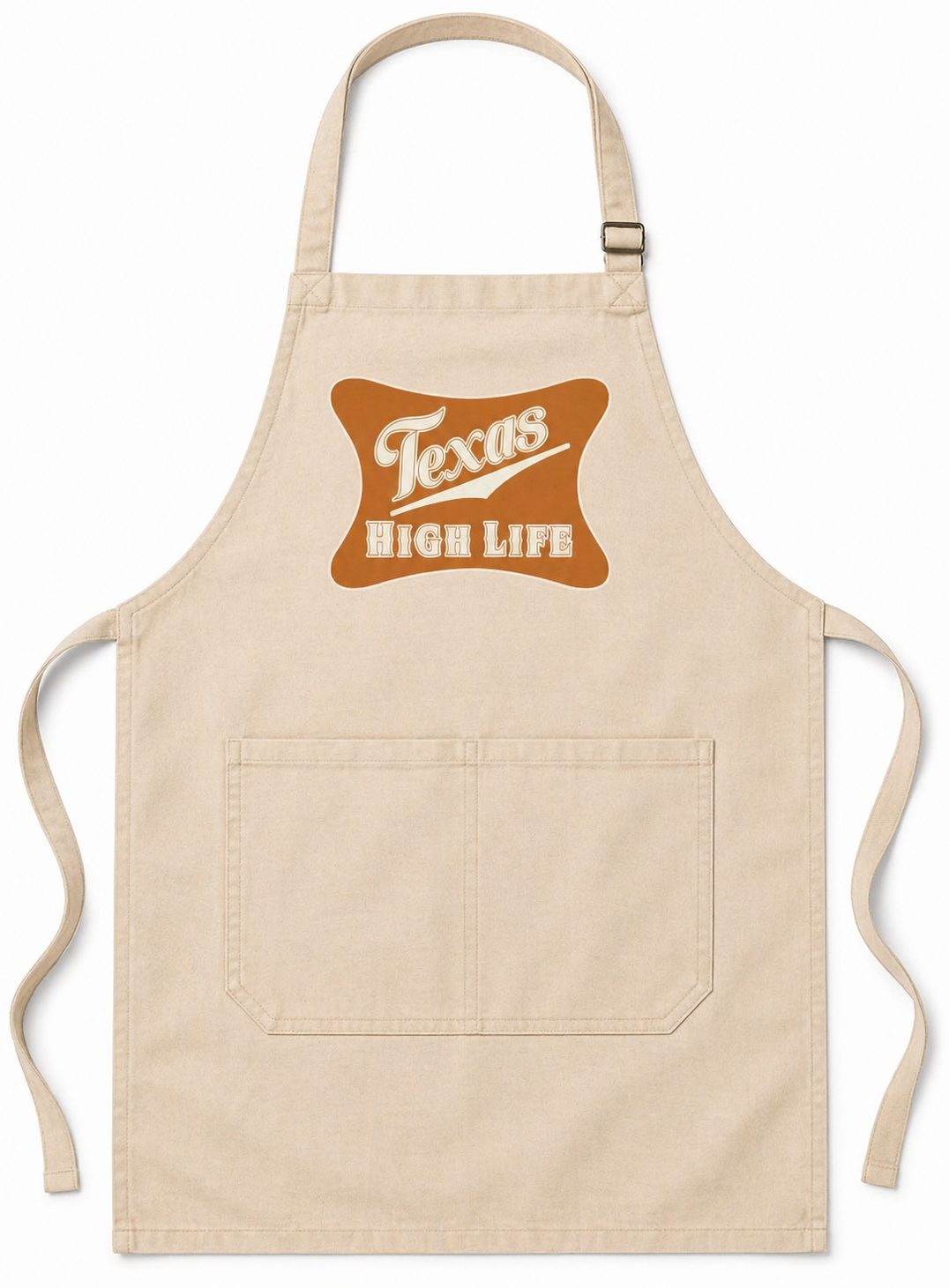 Texas High Life Beige Apron - One Size