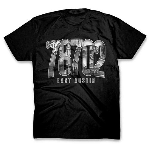 78702 Black T-shirt