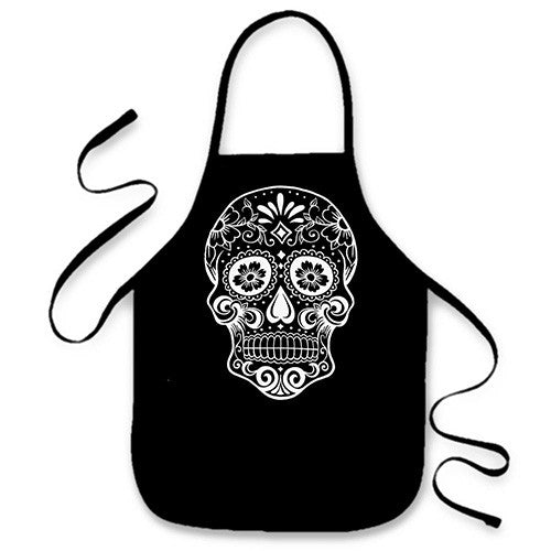 Dia De Los Muertos Skull Apron