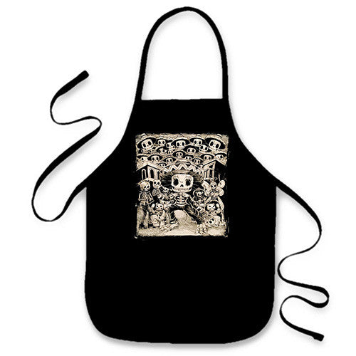 Mariachi Skeleton Apron