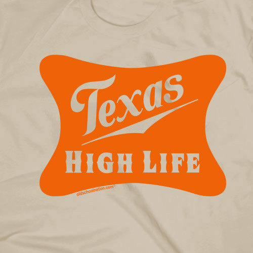 Texas High Life Beige T-shirt