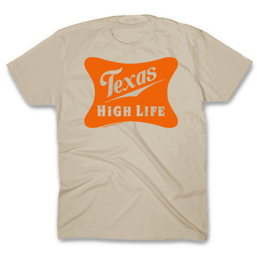 Texas High Life Beige T-shirt
