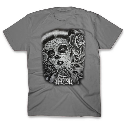 Tattoo Face Unisex Charcoal T-shirt